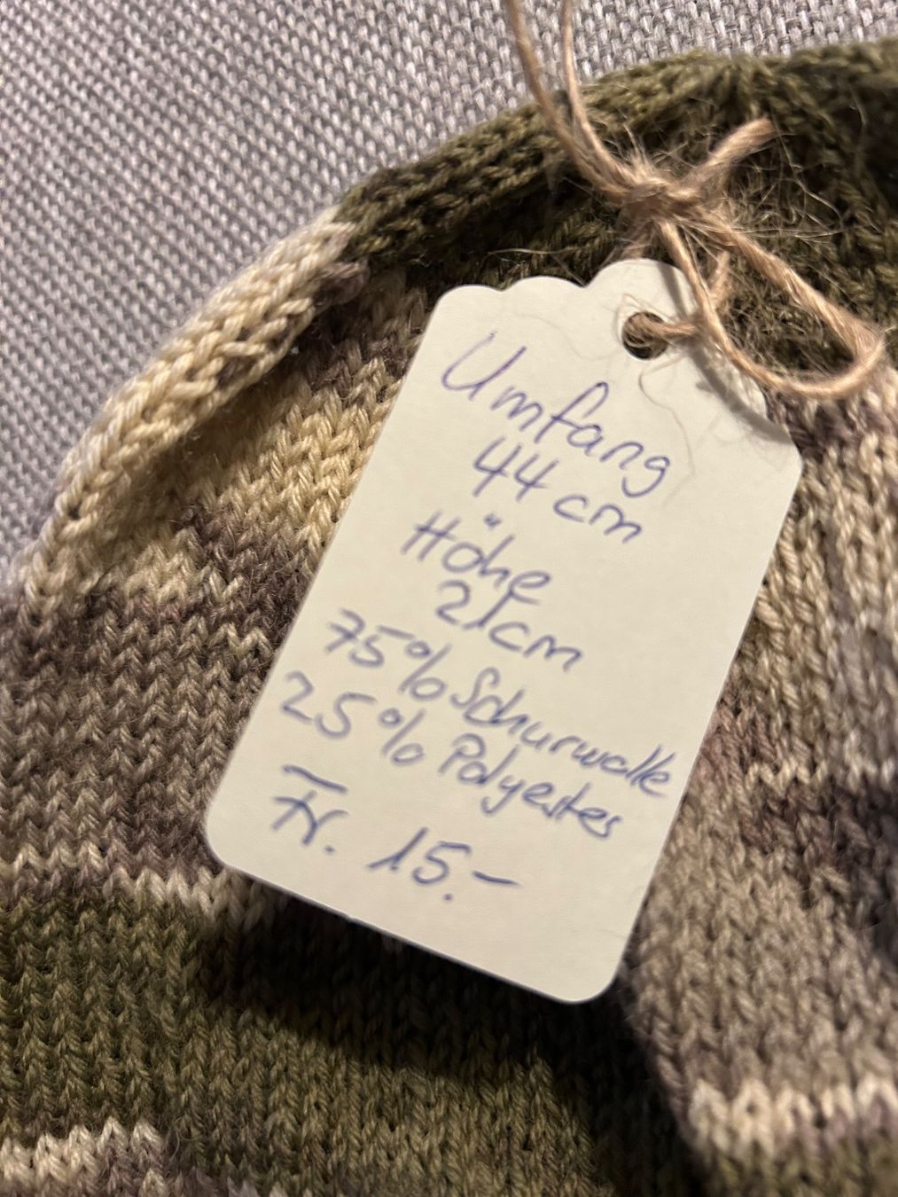 Hüte, Mützen & Caps: selbstgestrickte Kappe – Gebraucht aus Obergösgen von Andre118 1