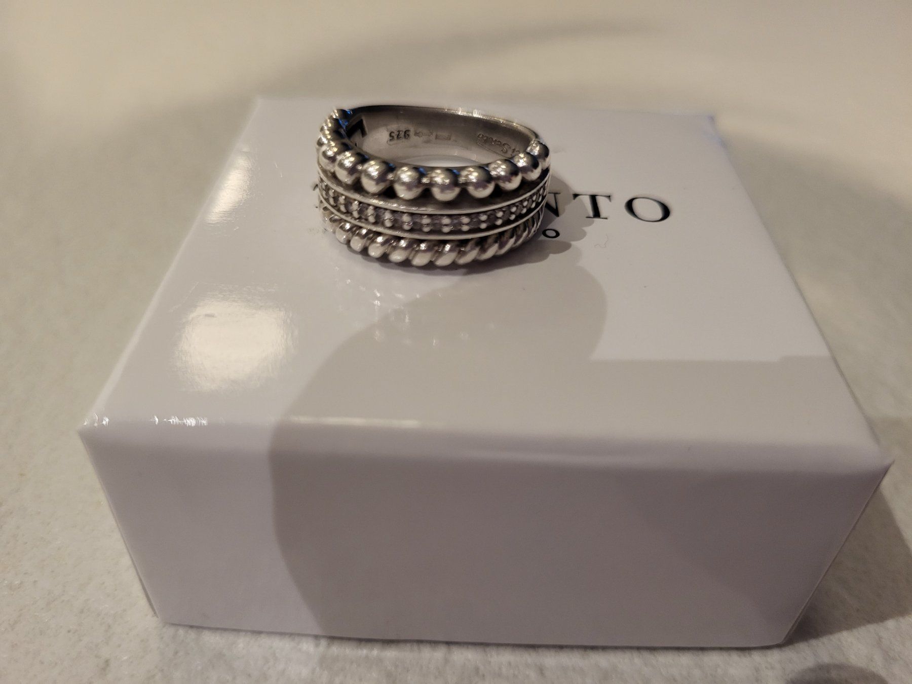 Ringe: Original Ti Sento silberring N.P 179 fr. – Gebraucht aus bellinzona von zeus6535 1