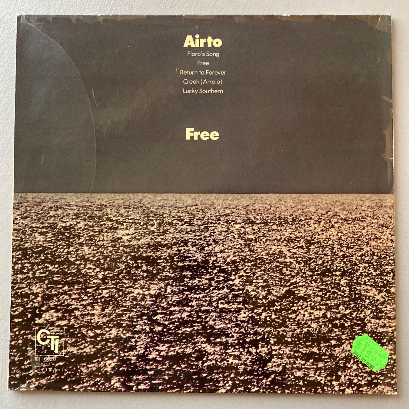 Dischi in vinile: AIRTO - free - LP – Usato da dachsen venduto da oheio 1