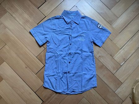 XDYE SEWING - Hemd blau-weiss kariert M