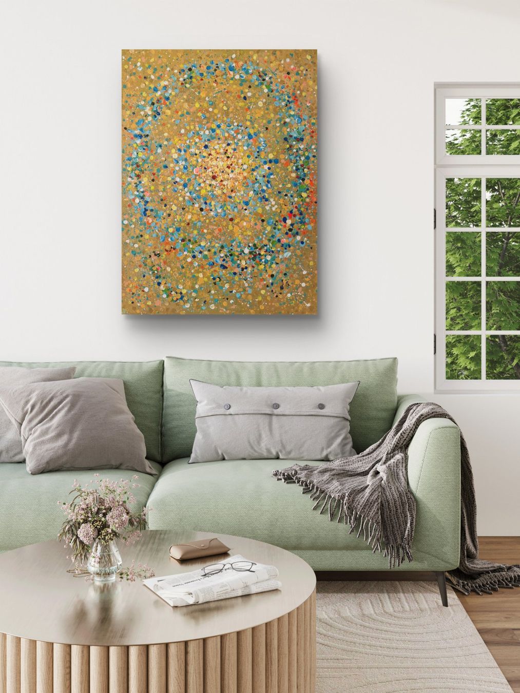 Tableaux: Goldener Ruhepol – Neuf avec emballage d'origine à Heimberg par CBalmerArt 6