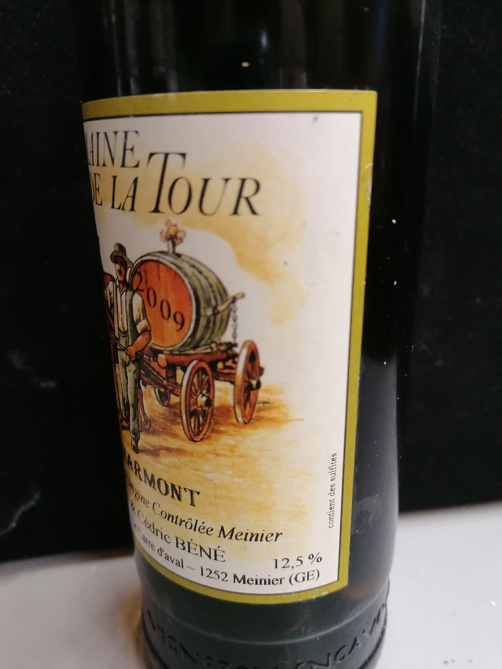 Wein: DOMAINE DE LA TOUR 2009 – Neu (gemäss Beschreibung) aus Genève von Leboucheoreilles 2