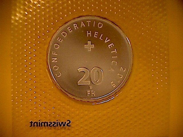 Alle Münzen: Gedenkmünze 20 Fr. - Solar Impulse - 2015 – Neu und originalverpackt aus Buchs AG von Ged8 1