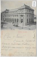 Geneve - La poste mit Tram
