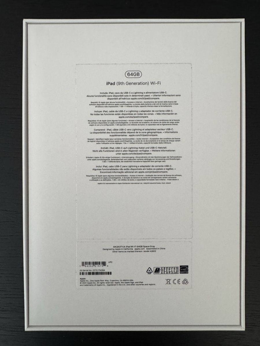 Apple Tablet PC: iPad 9th Generation, 64 GB, Spacegrau – Usato da Bern venduto da Saeim 2