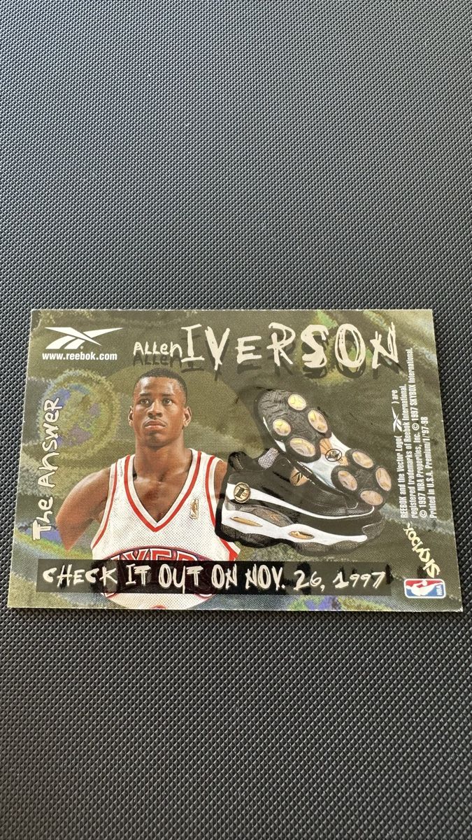 Nba Carte collezionabili: Allen Iverson Reebok Basketball Silver  – Usato da Affoltern am Albis venduto da mr_choppa 1