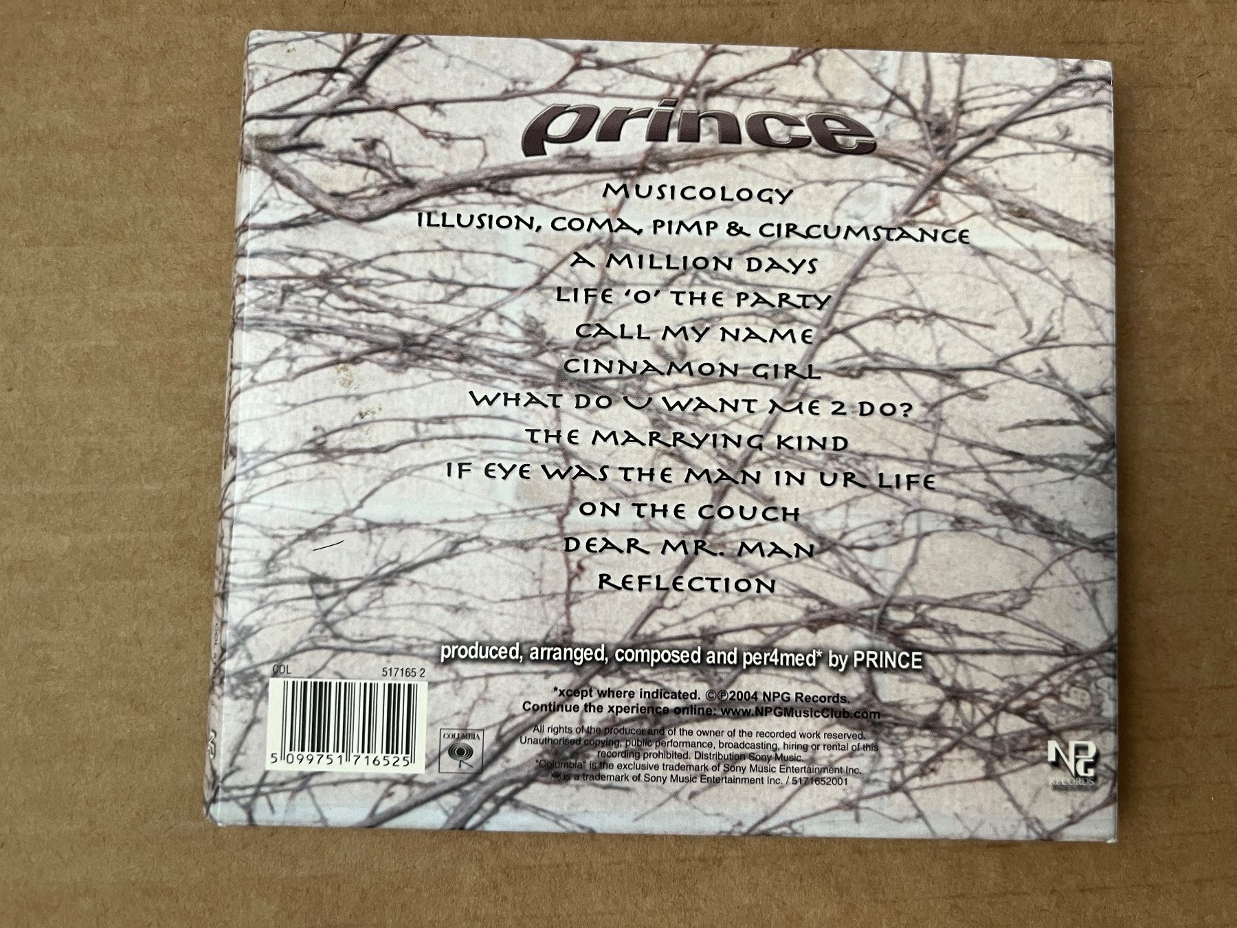 CD: Prince - Musicology CD, 2004 – Usato da Sierre venduto da black.box 1