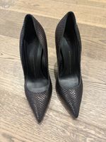 Giuseppe Zanotti Brown Metallic Python Leather Pumps