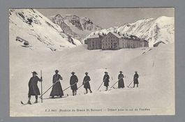 HOSPICE DU GRAND ST. BERNARD - DÉPART POUR COL DE LA FENÊTRE