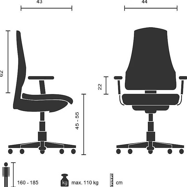 Sedie: Bürostuhl Hjh Office VEMONA 20 – Usato da Luzern venduto da cdr_y5vc 3