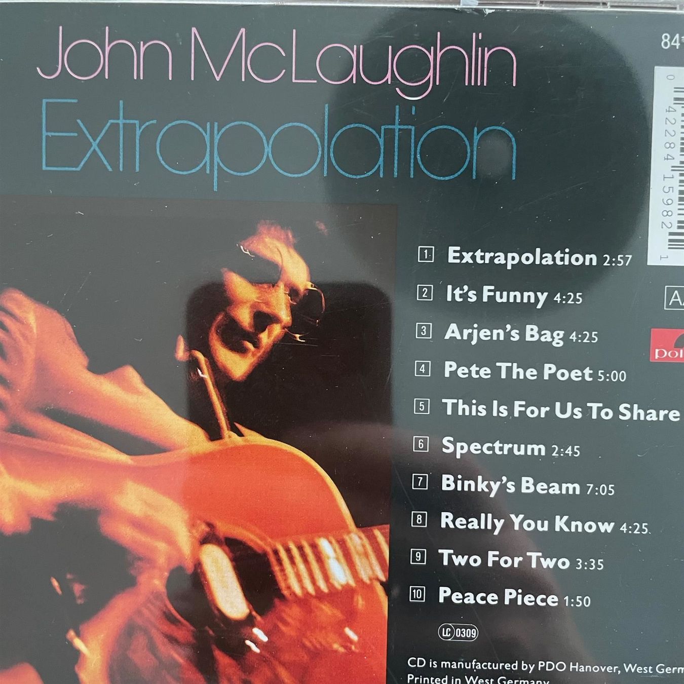 CD: John McLaughlin extrapolation (CD) Jazz – Usato da Zug venduto da Mirare9 2