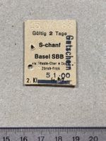Billett S-chanf - Basel SBB, via Thusis - Chur oder Davos