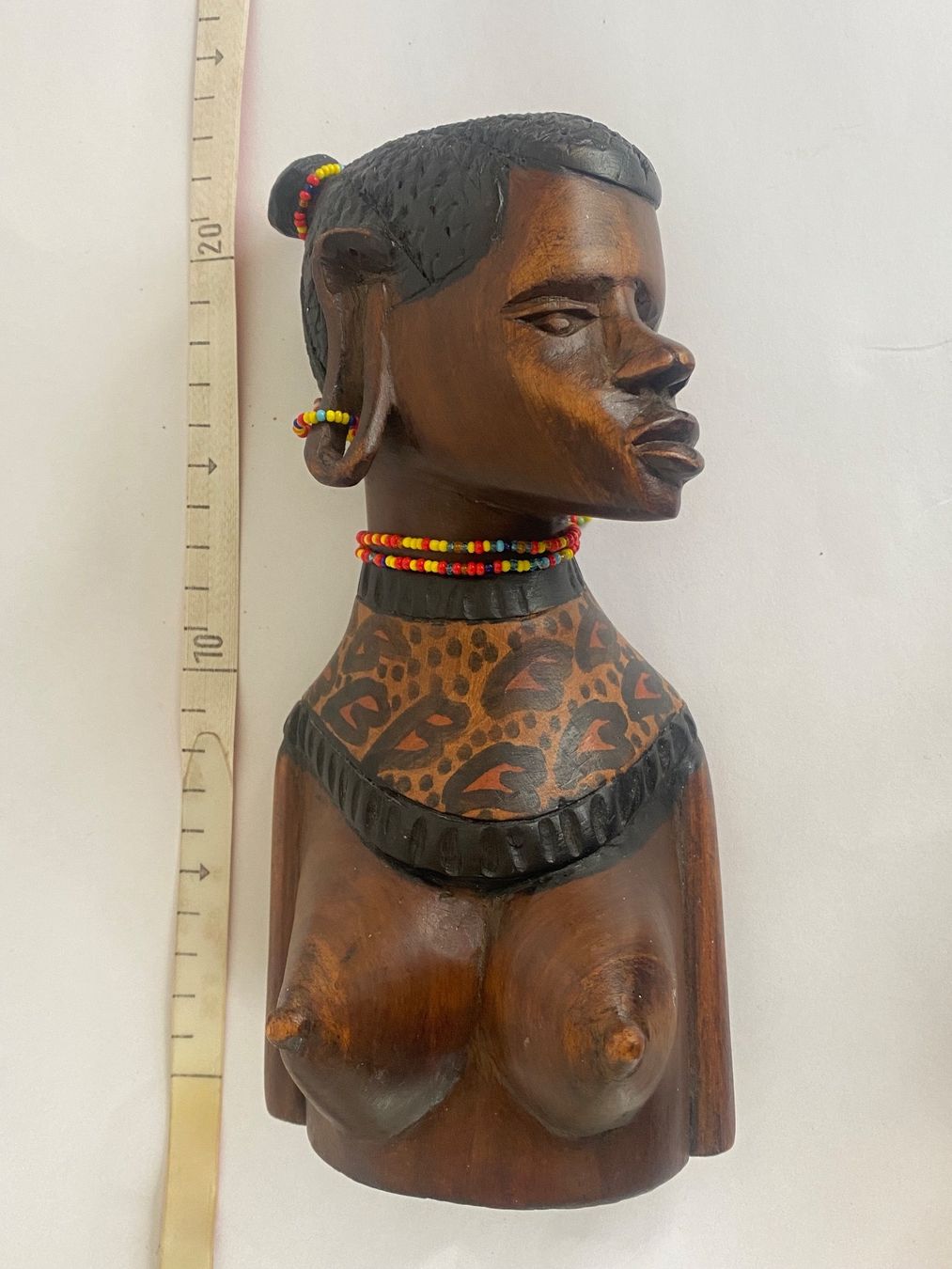 Sculture & Statue: MAMA AFRIKA HOLZ STATUE – Nuovo e nell'imballaggio originale da chiasso venduto da Wulli 5