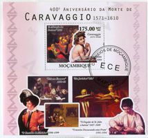 Block "Malerei. Caravaggio". Mosambik