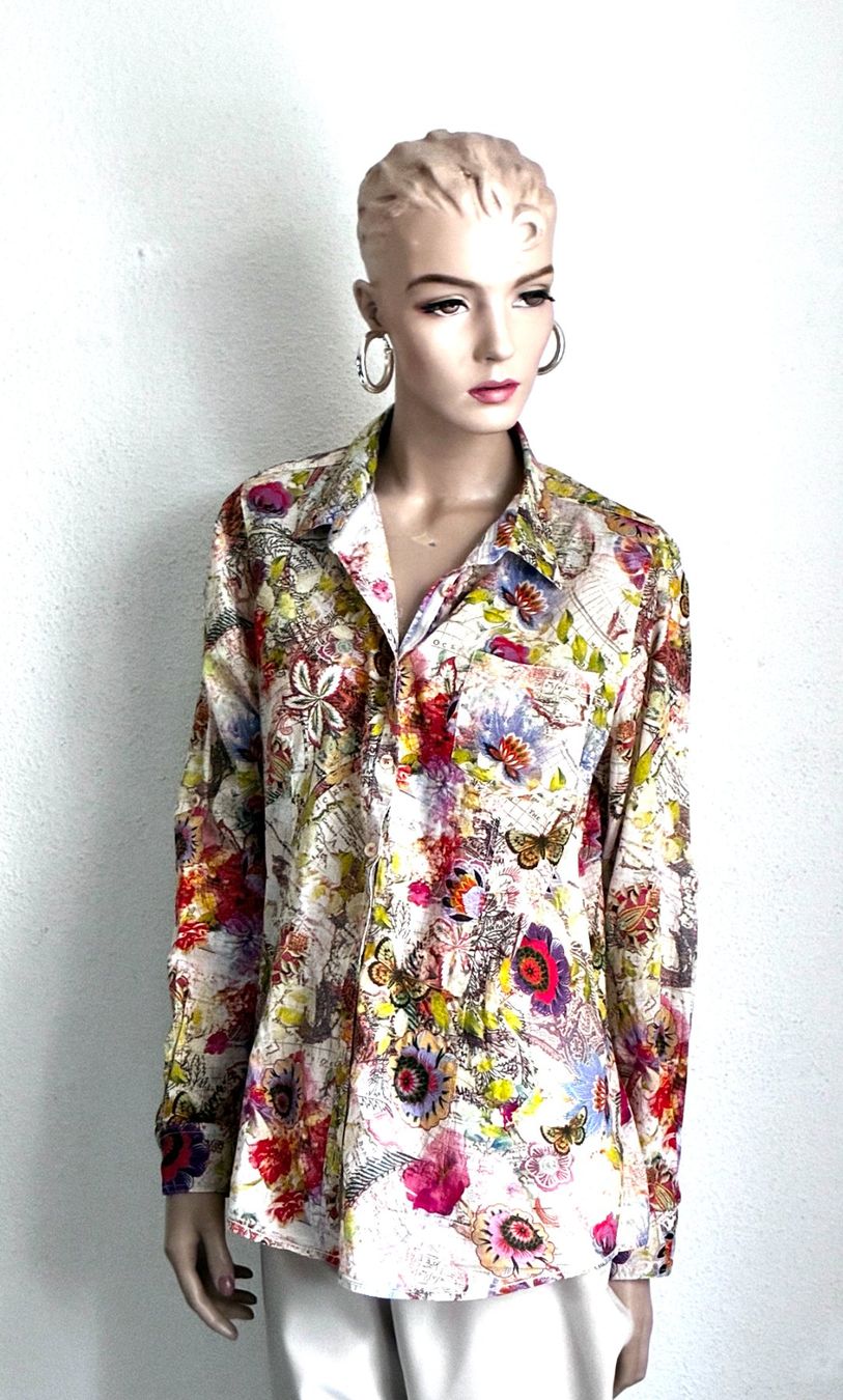 Emily van den Bergh Camicette: EMILY VAN DEN BERGH Bluse farbiger Print – Usato da Kloten venduto da Nephty 3