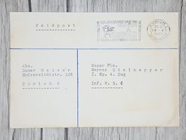 CL13 Enveloppe + Timbre Suisse 1949
