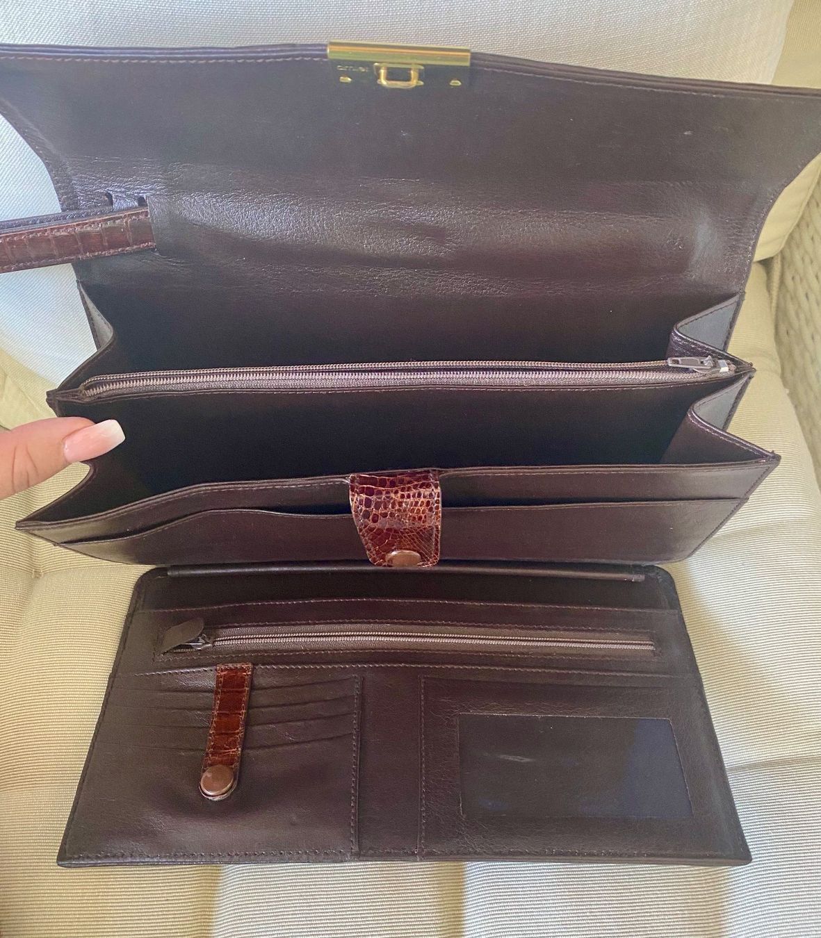 Borse: Handgelenktasche + Herrengürtel – Nuovo (secondo la descrizione) da Zürich venduto da NNK28 5