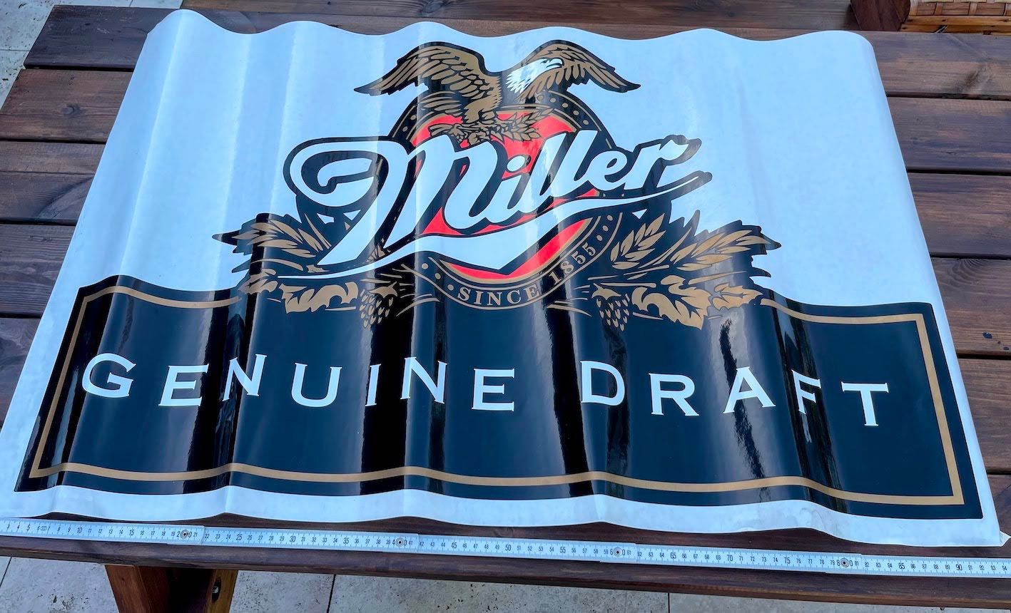 Sticker: XXL Kleber MILLER Genuine Draft / USA – Nuovo (secondo la descrizione) da kallnach venduto da Frankincense 3