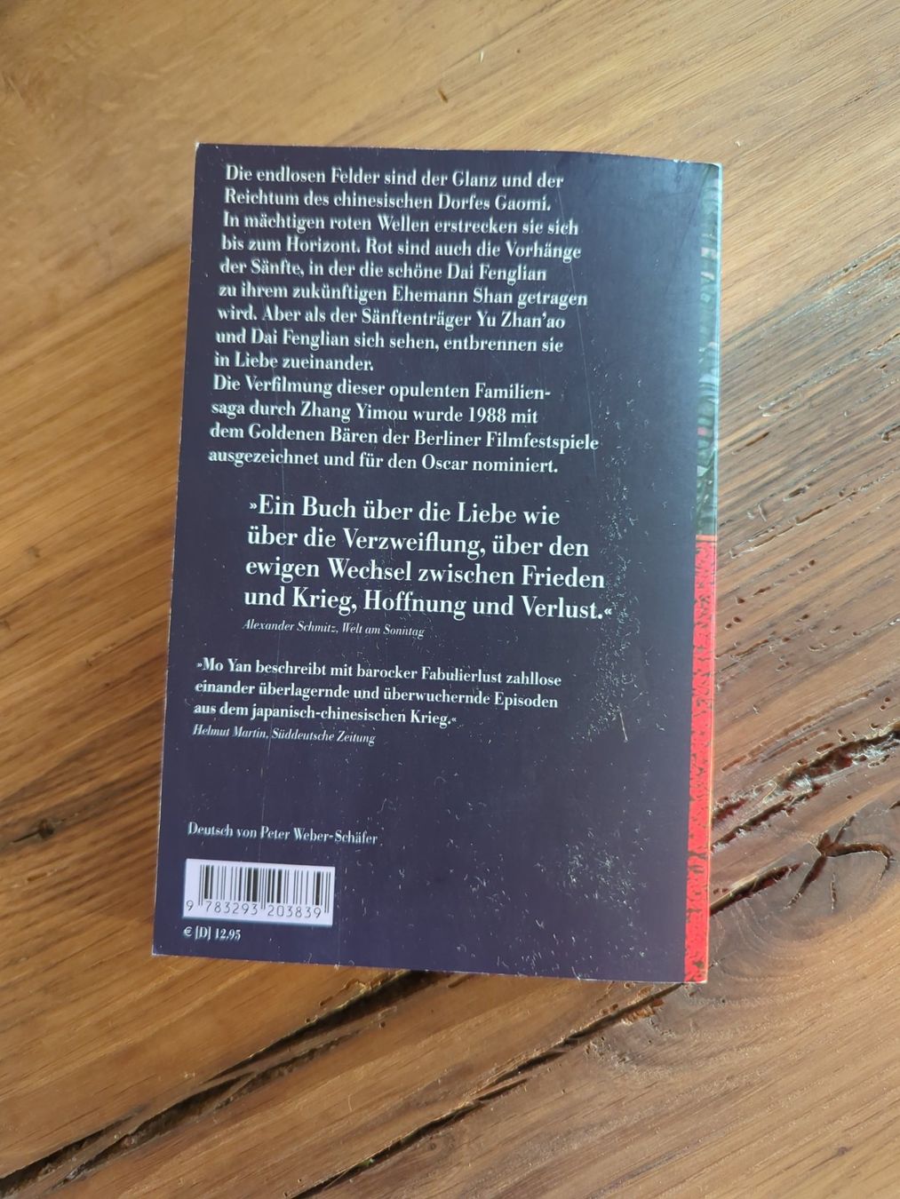 Libri: Mo Yan: Das rote Kornfeld/neuwertig – Nuovo (secondo la descrizione) da Zug venduto da sunshinestateofmind 1