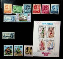 SEYCHELLES TIMBRES OBLITÉRÉS + NEUFS** /U622