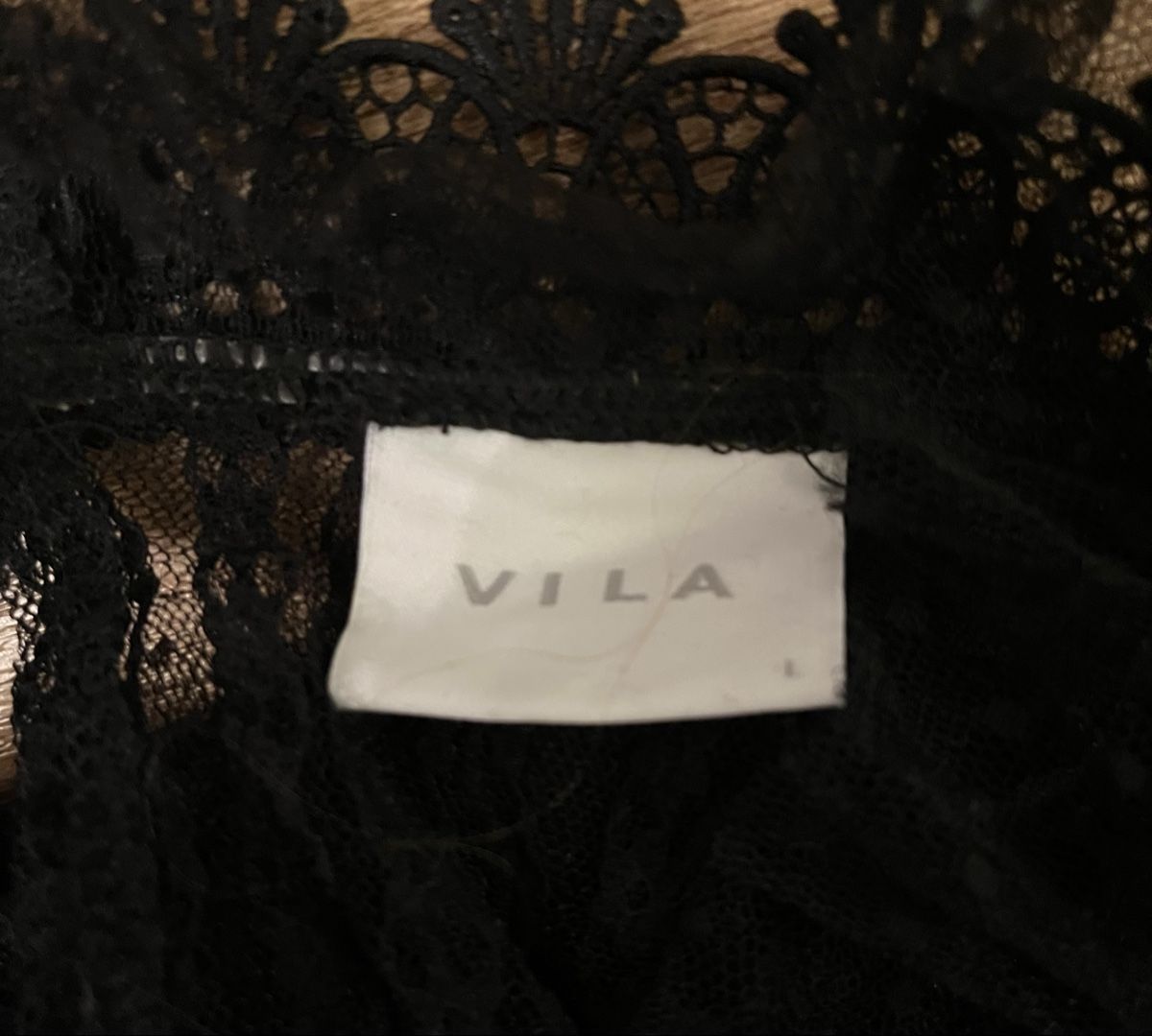 Vila Camicette: Schwarzes Spitzenshirt / Spitzenbluse /Steampunk/Gothic/Vila – Nuovo (secondo la descrizione) da Biel/Bienne venduto da LadyDita 6