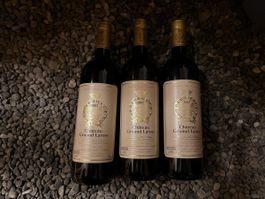 3 Flaschen Chateau Gruaud Larose 2005 Saint Julien Wein