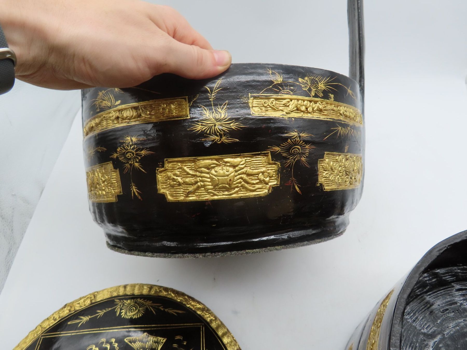 Sonstiges für Haushalt & Wohnen: Antiker asiatischer Korb Bakul Siah – Gebraucht aus Reinach BL von WBZ-Flohmarkt 6