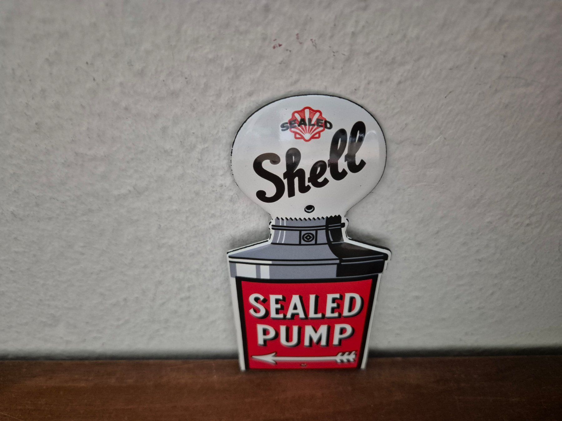 Shell Schilder: Emailschild Shell Tankstelle Zapfsäule Logo Emaille Schild – Neu (gemäss Beschreibung) aus Schaffhausen von pfanis09 2
