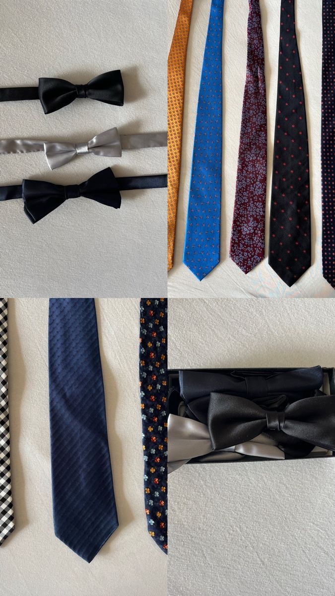 Krawatten: Krawatten Set Herren Damen Fliegen Set  – Neu (gemäss Beschreibung) aus Muri b. Bern von Merliner01