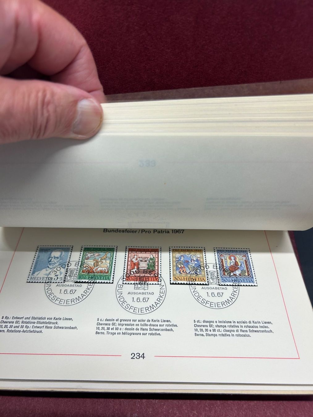 Alle Briefmarken: Album mit PTT Sammelblättern – Gebraucht aus Seuzach von Parasolmountain 6