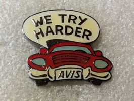 Ansteckpin 152: Avis - We try harder