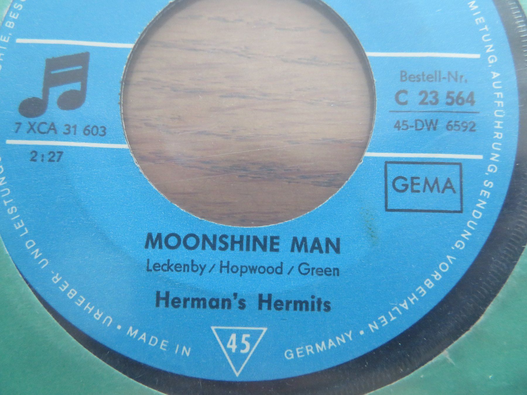 Dischi in vinile: Herman's Hermits - Seltene Single "Moonshine Man" Top! – Nuovo (secondo la descrizione) da Zürich venduto da max_cp5f