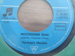 Herman's Hermits - Seltene Single "Moonshine Man" Top!