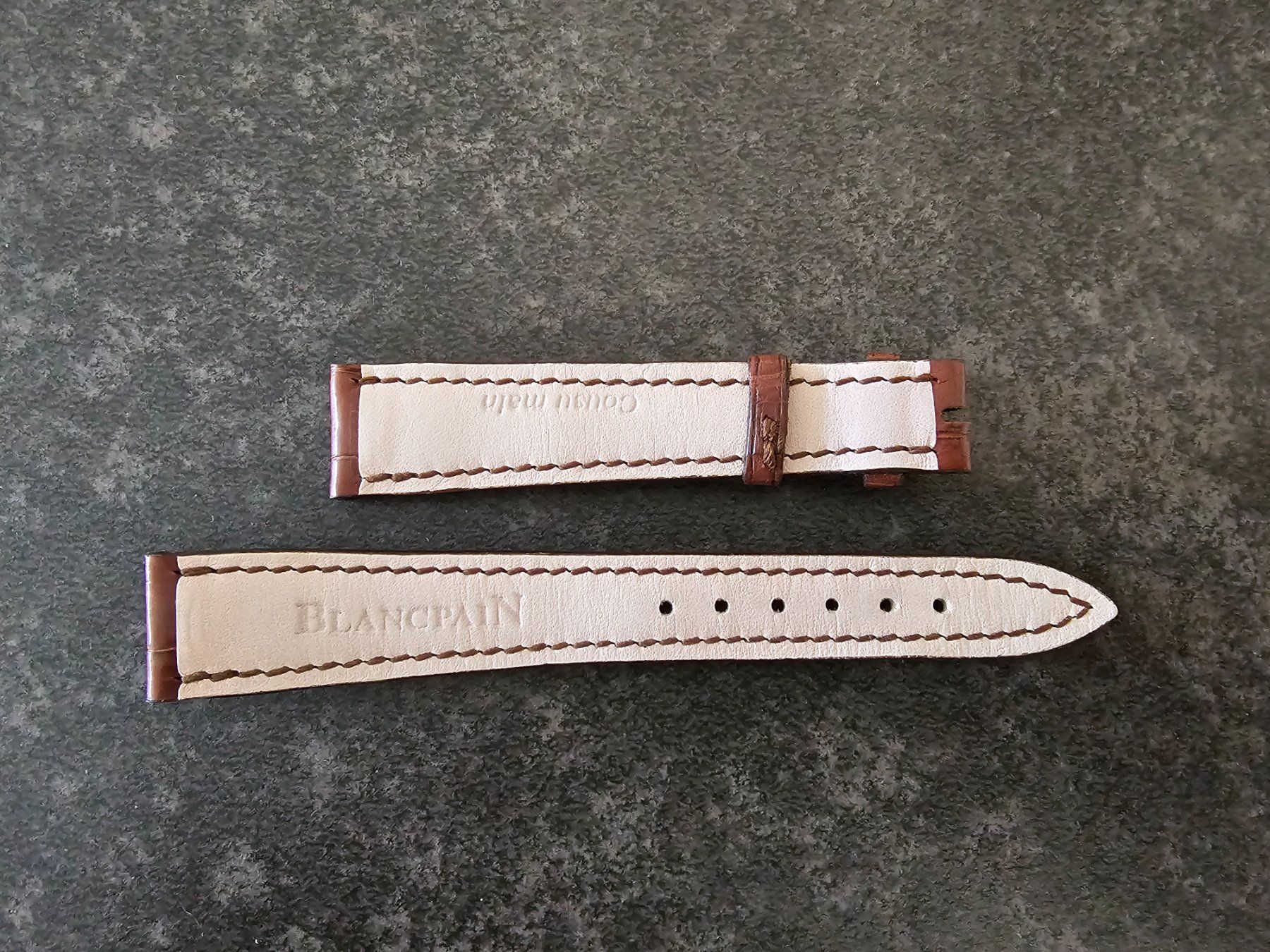 Blancpain Orologi: BLANCPAIN Uhrenband braun – Nuovo e nell'imballaggio originale da Emmenbrücke venduto da The.Vision 1