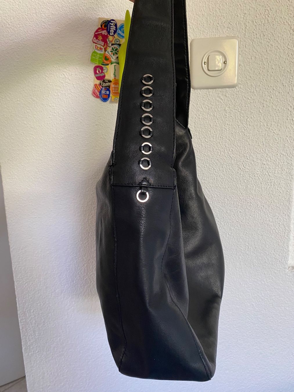Taschen für Damen: Hobobag echt Leder Schultertasche schwarz – Gebraucht aus Besazio von BagCycle 2