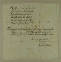TAUFZEDEL, TAUFZETTEL, TAUFBRIEF KIRCHE DIEMTIGEN 1827