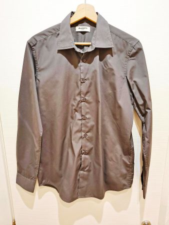 Camicia uomo grigio antracite Alcott