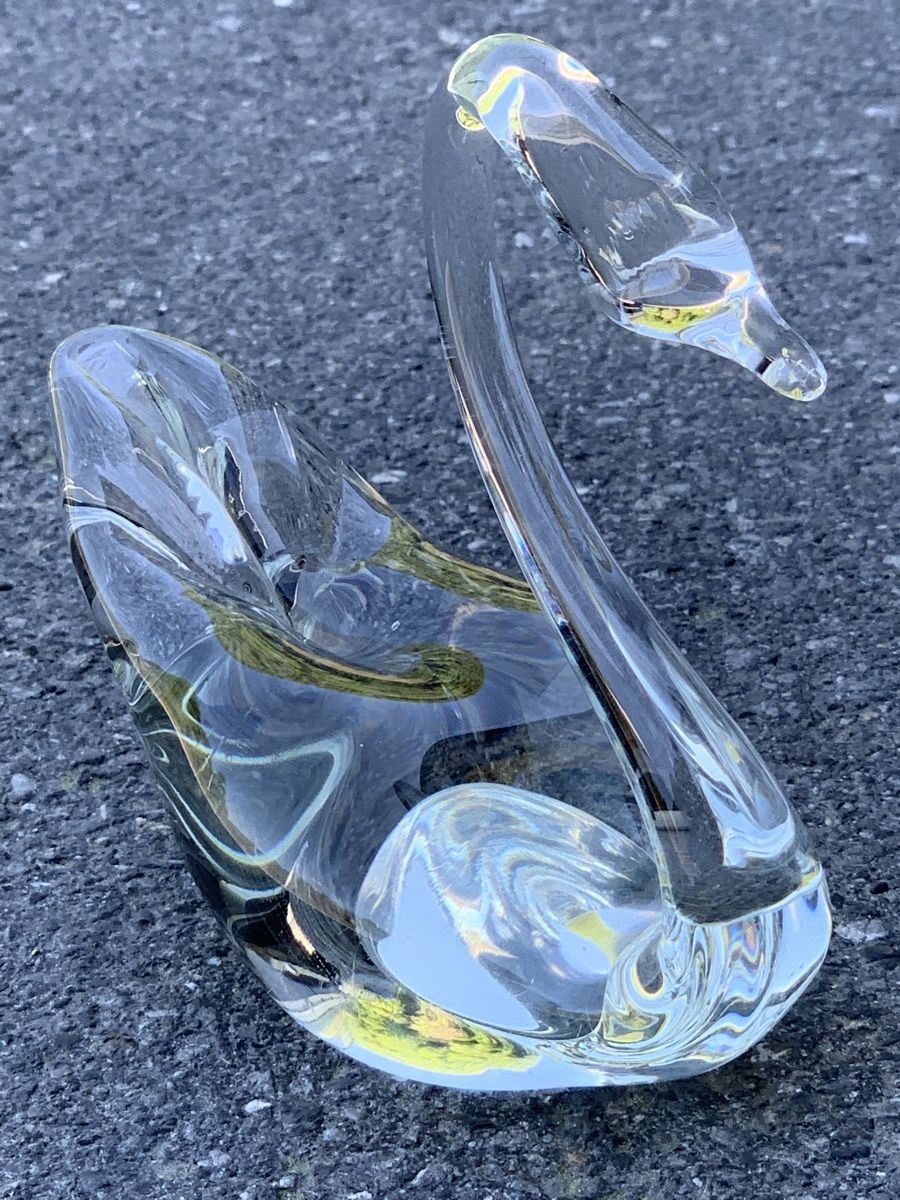 Statuette: Glas - Schwan – Usato da Wangen b. Olten venduto da Finolino28 1