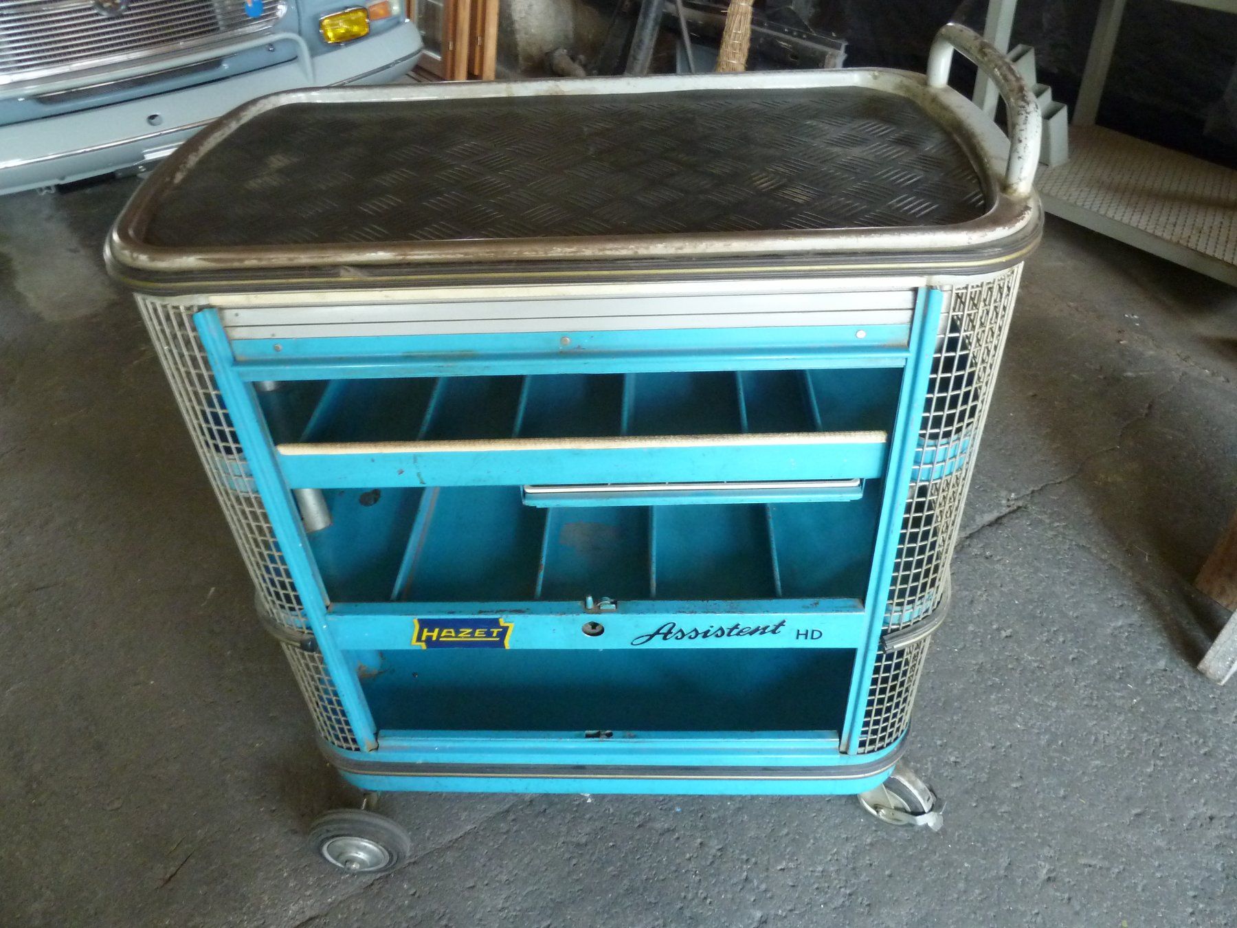 Hazet Tutti gli attrezzi: Vintage Werkzeugwagen Hazet Assistent HD – Usato da Aarwangen venduto da vintagehandel