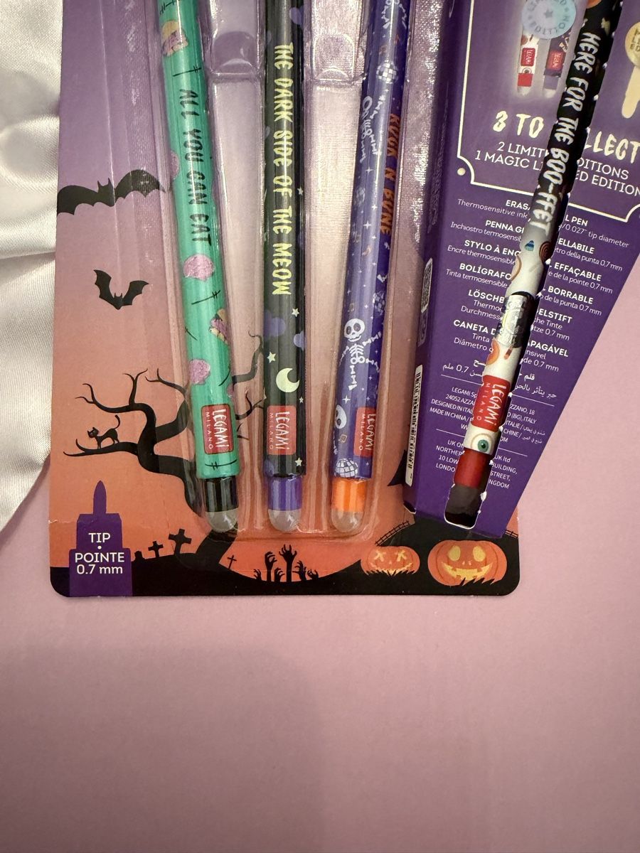 Legami Penna & Evidenziatori: Legami Helloween Edition 3er Set und Einzelstift – Nuovo (secondo la descrizione) da Bern venduto da Blueangel6 4