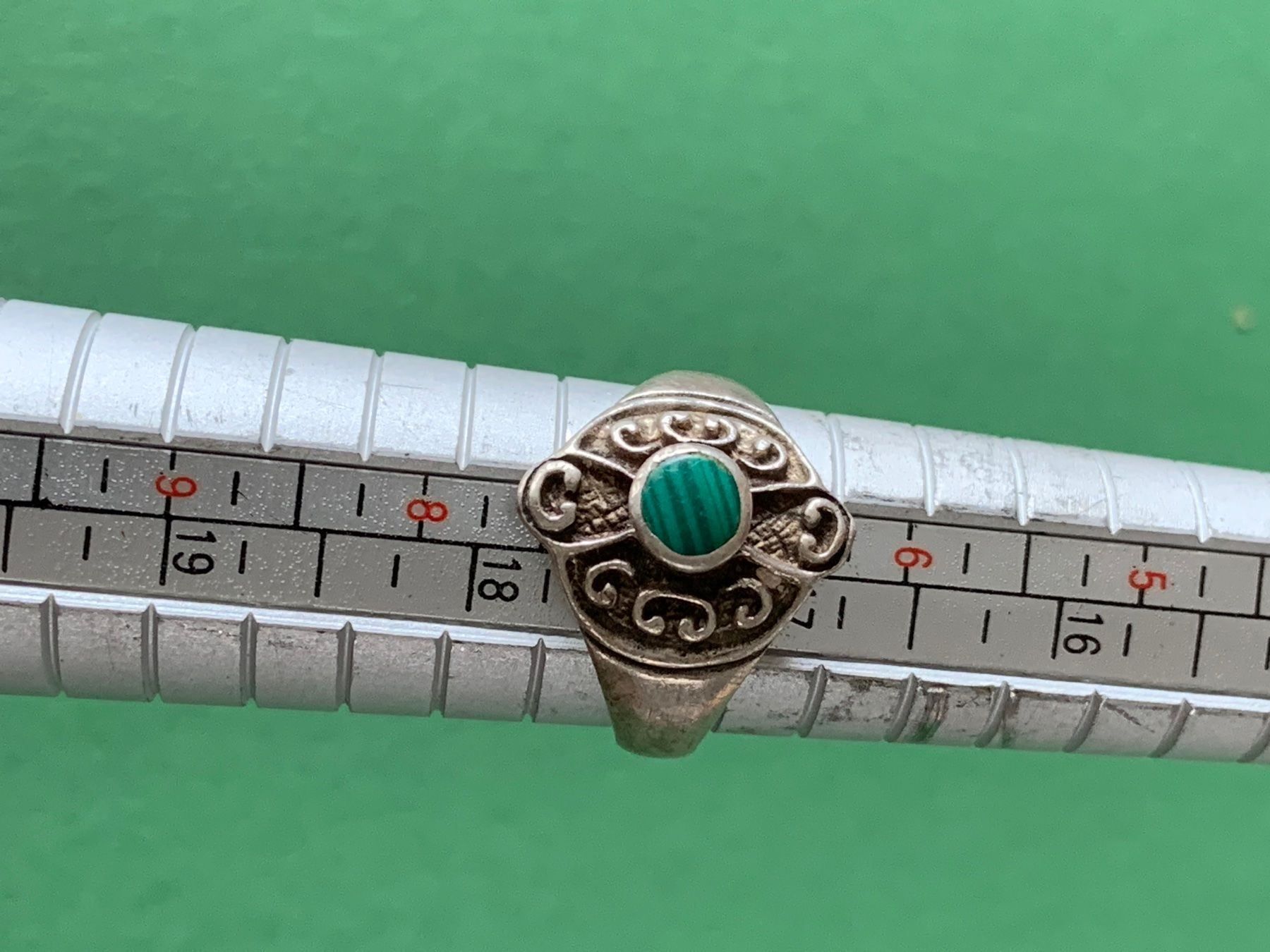 Bagues: Silberring malachit (rg 54) sterling – D'occasion à Dittingen par Bellevista 5