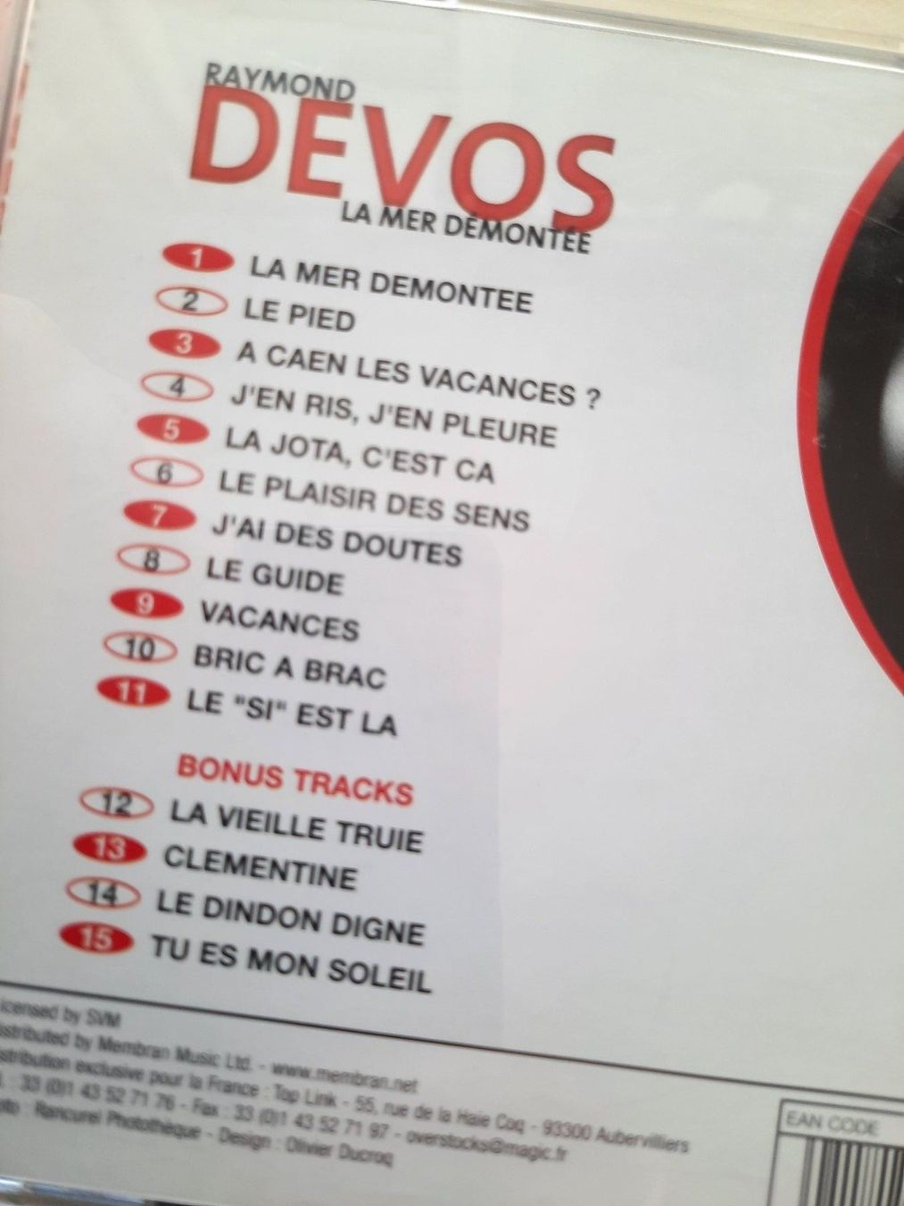 CDs: Cd Raymond Devos - La mer démontée – Gebraucht aus Pully von bro_n52j 2