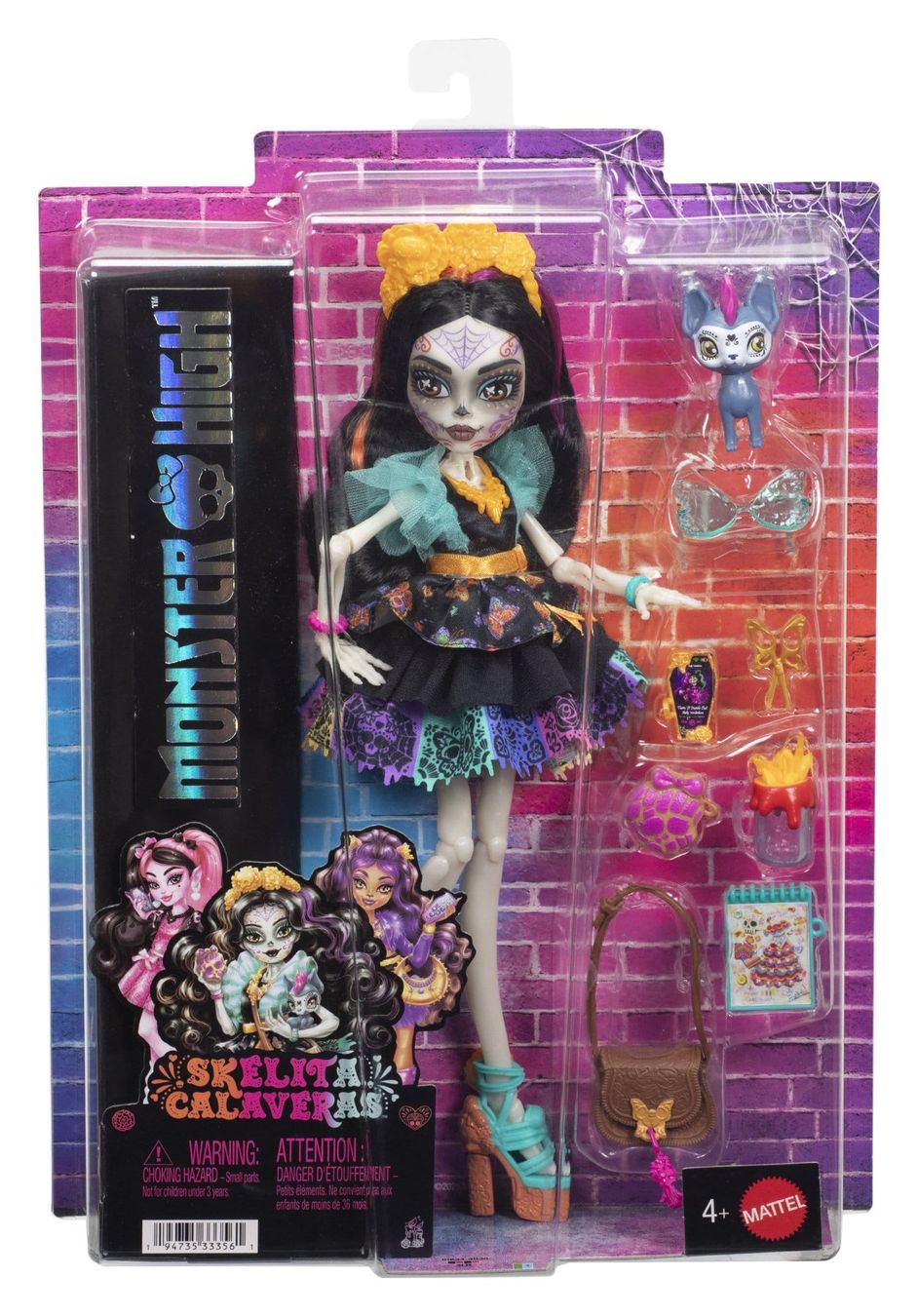 Bambole: Monster High poupée Skelita Calaveras – Nuovo e nell'imballaggio originale da St-Imier venduto da ATTAKSHOP 3