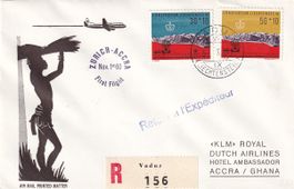 Erstflug KLM Zürich - Accra 1960, ab FL