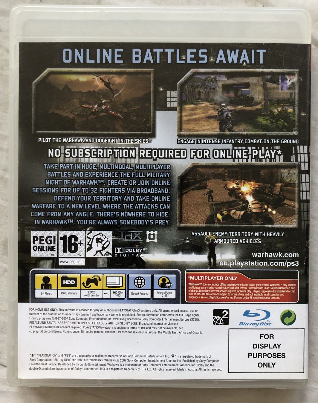 Spiele: PS3 - WARHAWK – Gebraucht aus Schaffhausen von durruti 2