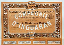 Compagnie d'Inguaran (Mexique) SA, Paris - 1898