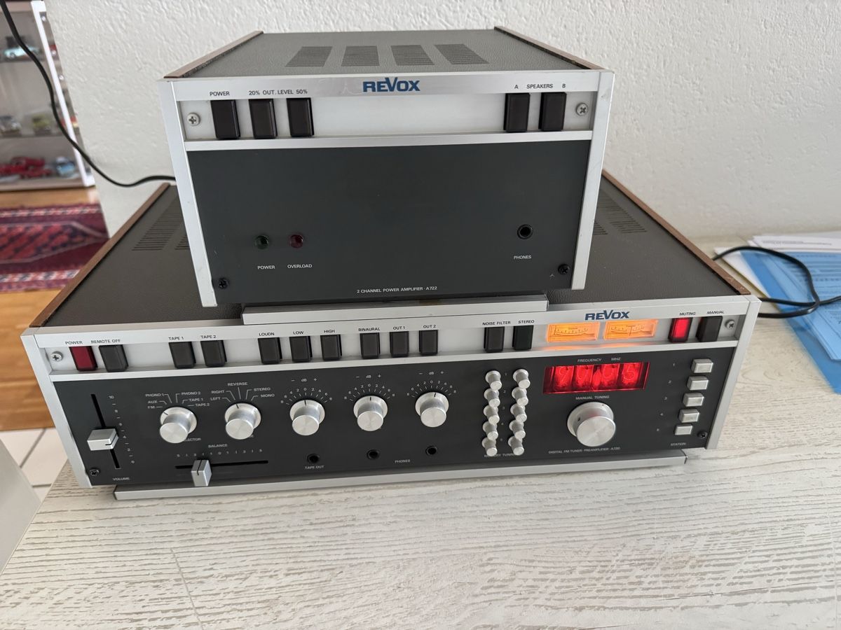 Revox Verstärker: Revox a720&a722 geräte – Gebraucht aus Zunzgen von milesdavis76