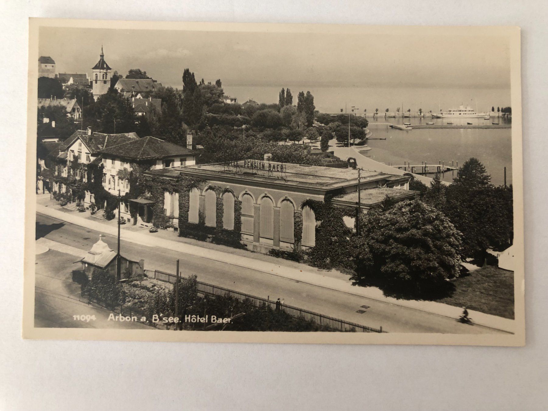 Cartoline postali: Arbon a. B'see  Hotel Baer – Usato da Pfäffikon ZH venduto da Waltoversand
