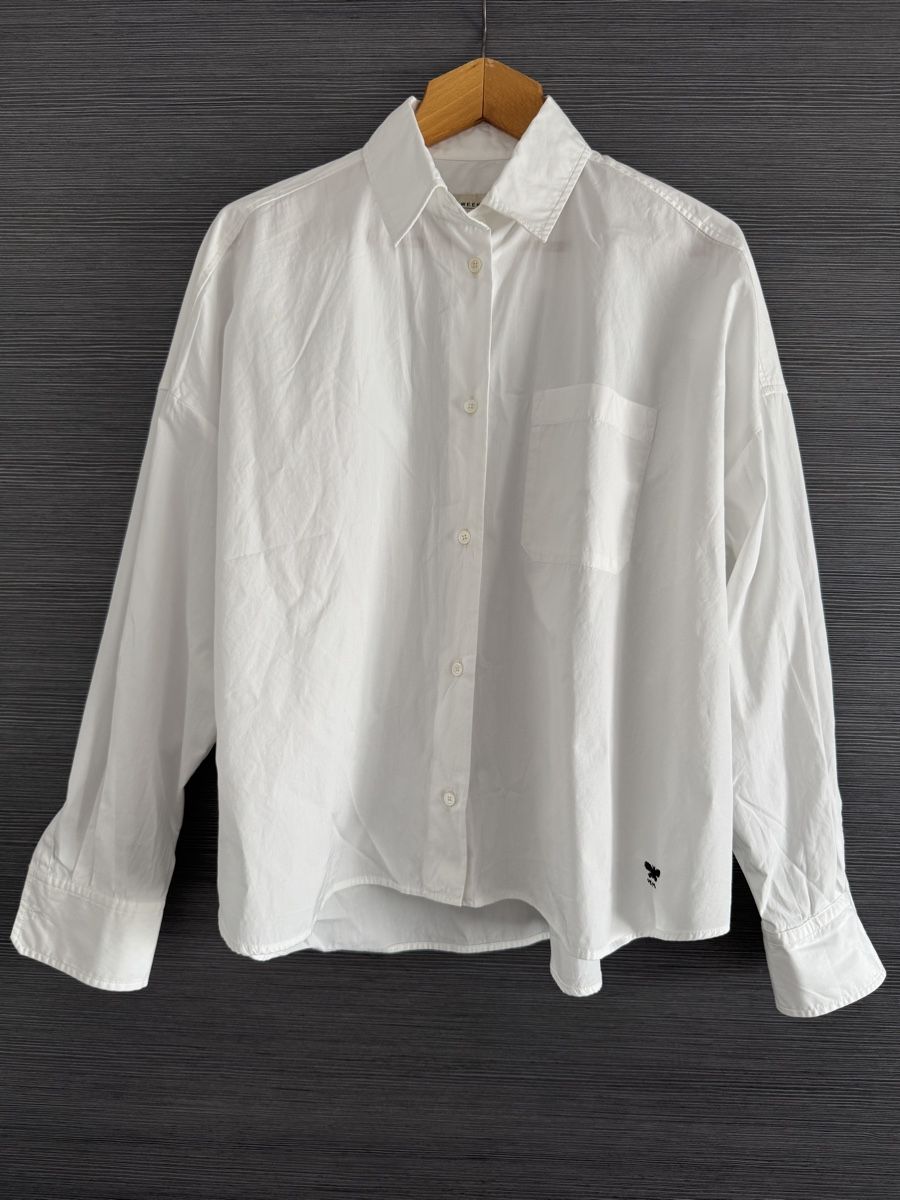 Max Mara Blusen: Weekend MaxMara Hemd in weiss in der Gr. 40 – Gebraucht aus Grenchen von servet.t
