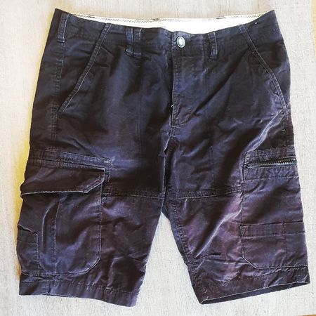 Herren Cargo Shorts schwarz Grösse M 